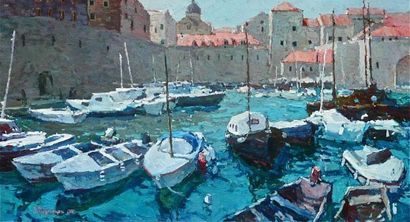 PERMIAKOF Dmitri
Dubrovnic Huile sur toile...