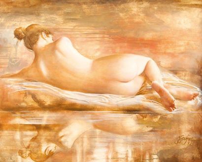 GODFREY Yarek
L'aube Huile sur toile SBD,...