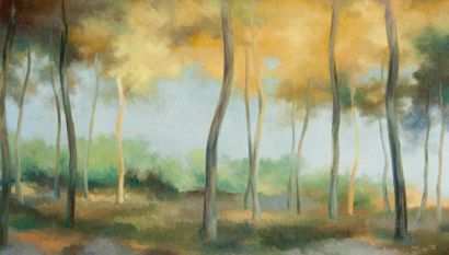 BORTOLUZZI Milvia
Sole in pineta Huile sur...