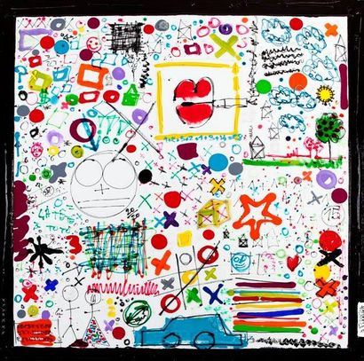 FERREIRA David
# La tête à Toto N° 2 Acrylique...