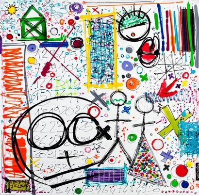 FERREIRA David
# La tête à Toto N° 1 Acrylique...