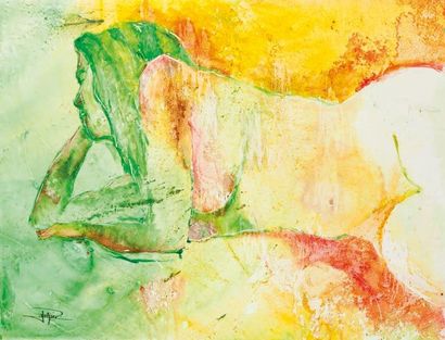 PAUTHIER Arnaud
Nu allongé Vernis pigmenté...