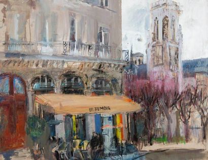 DUVILLET Pernelle
Le fumoir Huile sur toile...