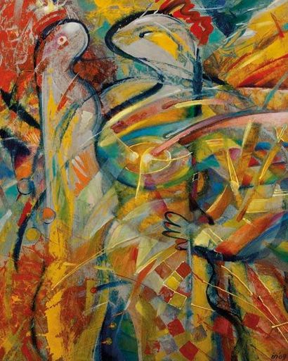 PODGAINYI Ivan
Figures 0907 Huile sur toile...