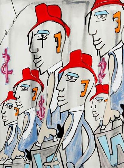 COL Edwige
Wall Street Acrylique sur toile...