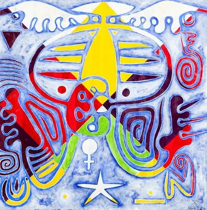 AKWABA-MATIGNON
Jocelyn Zopilote Huile sur...