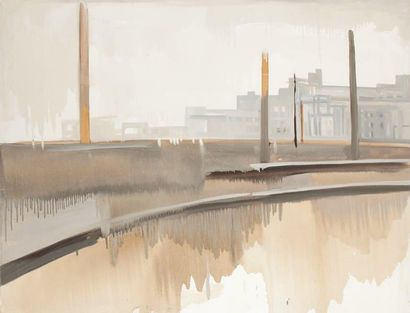 NOVOKHATSKA Olga
Paysage industriel Huile...