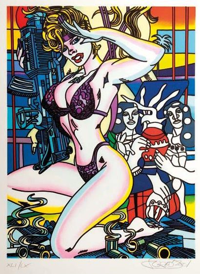 ERRO
Amazone 1 Sérigraphie sur papier SBD...