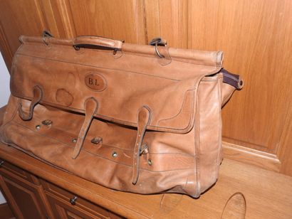 Sac de chasse double en cuir, Club interchasse....