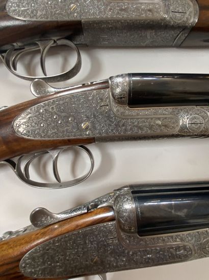 Triplette de fusil à platines Arrieta Elgoibar,...