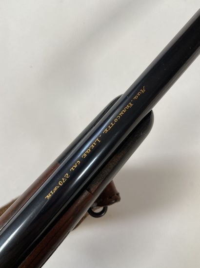 Carabine à verrou Auguste Francotte, calibre...