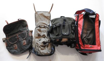 Lot de sacs pour transport d'animaux, musette,...