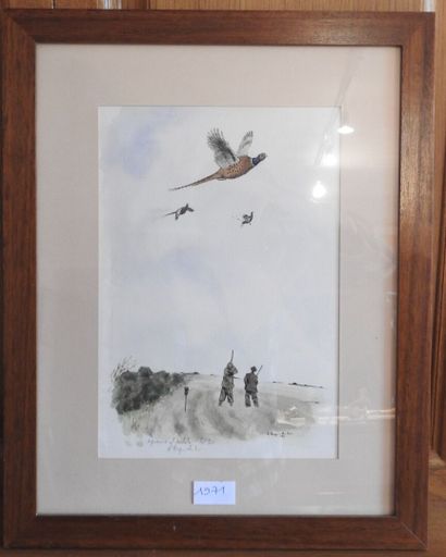 DESGRÉES DU LOÛ (Chasse aux faisans. Epreuve...