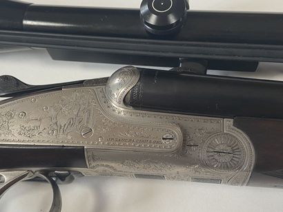 Fusil Drilling à platines, deux coups 16-70,...