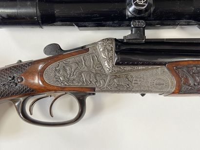 Fusil Bockdrilling, trois coups par Kettner...