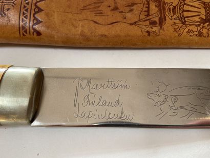 Couteau de chasse type Puukko 