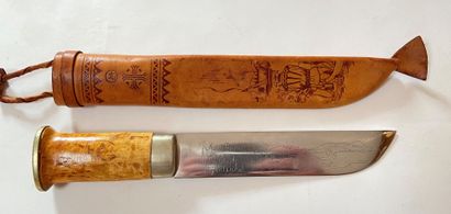 Couteau de chasse type Puukko 