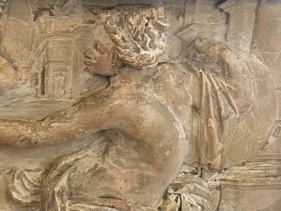 Ecole probablement fin XIXe siècle.

Bas-relief...