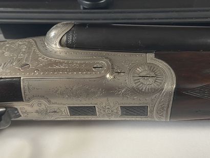 Fusil Drilling à platines, deux coups 16-70,...