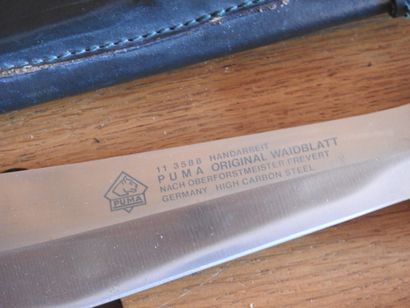 PUMA : Dague de chasse Handarbeit, original...