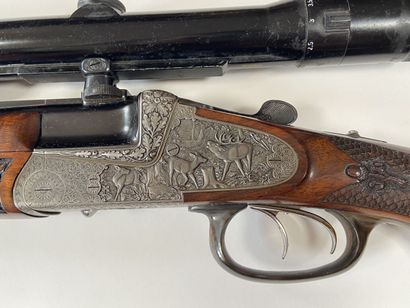Fusil Bockdrilling, trois coups par Kettner...