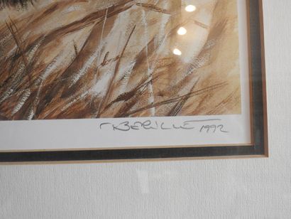 Francis BÉRILLE (né en 1945): Le sanglier....