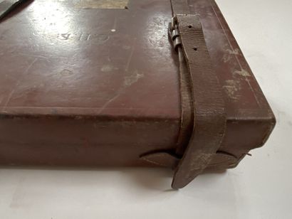 Mallette à cartouches rectangulaire en bois...