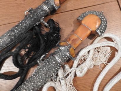 Paire de poignards koumya Marocain.

Long. :...