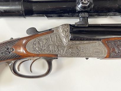 Fusil Bockdrilling, trois coups par Kettner...