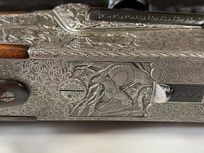 Fusil Bockdrilling, trois coups par Kettner...