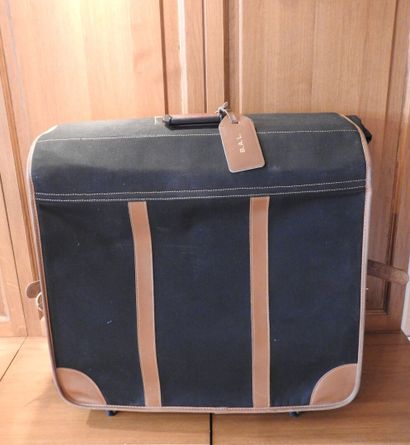 Valise porte-habits de voyage en toile et...