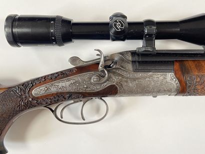 Fusil Mixte, deux coups, un coup calibre...