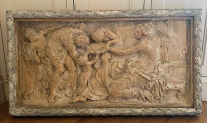 Ecole probablement fin XIXe siècle.

Bas-relief...