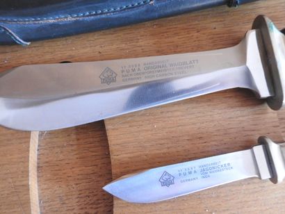 PUMA : Dague de chasse Handarbeit, original...