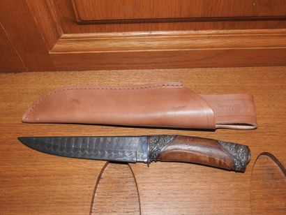 SOLINGEN : Couteau de chasse, la lame en...