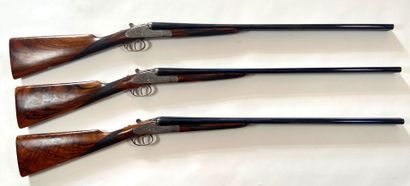 Triplette de fusil à platines Arrieta Elgoibar,...