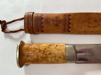 Couteau de chasse type Puukko 