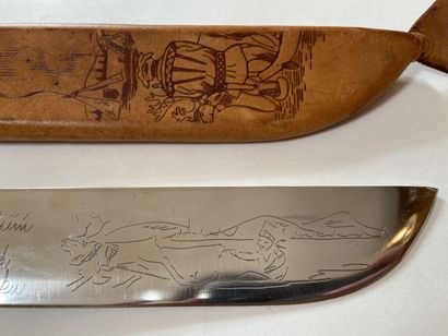 Couteau de chasse type Puukko 