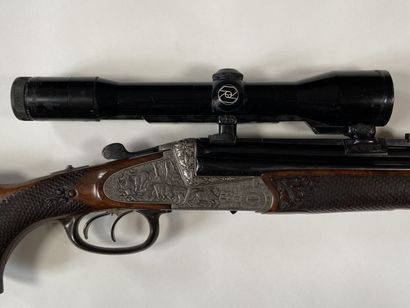 Fusil Bockdrilling, trois coups par Kettner...