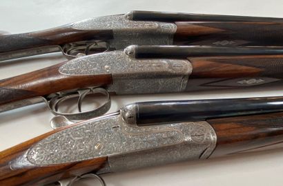 Triplette de fusil à platines Arrieta Elgoibar,...