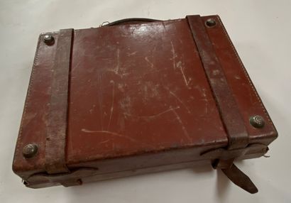 Mallette à cartouches rectangulaire en bois...