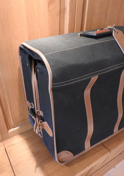 Valise porte-habits de voyage en toile et...