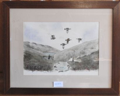 DESGRÉES DU LOÛ : Chasse aux perdreaux. Epreuve...