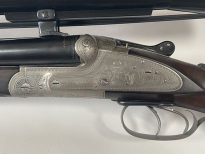 Fusil Drilling à platines, deux coups 16-70,...