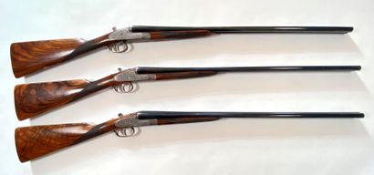 Triplette de fusil à platines Arrieta Elgoibar,...