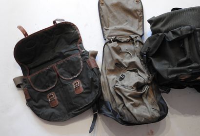 Lot de sacs pour transport d'animaux, musette,...