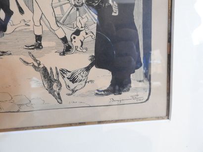 Benjamin RABIER (1864-1939): Le courrier...