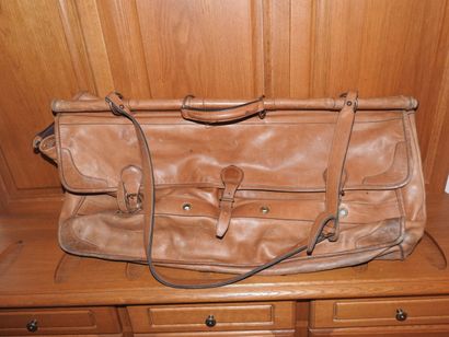 Sac de chasse double en cuir, Club interchasse....