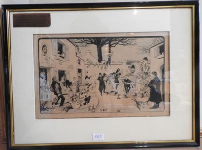 Benjamin RABIER (1864-1939): Le courrier...