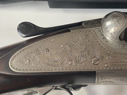 Fusil Drilling à platines, deux coups 16-70,...